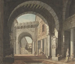 Cour, 18ème siècle