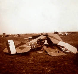 Avion écrasé, c1914-c1918