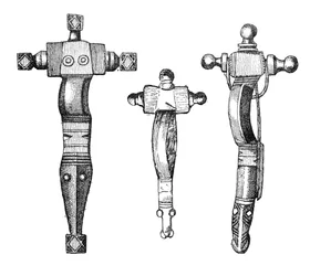 Fibules cruciformes, 1893