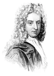 Daniel Defoe, écrivain, journaliste et espion anglais, vers 1850