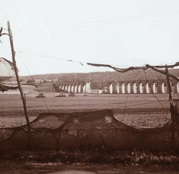 Viaduc de Dannemarie, nord de la France, vers 1914-1918