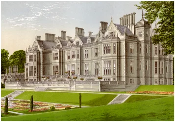 Dartrey, comté de Monaghan, Irlande, maison du comte de Dartrey, vers 1880