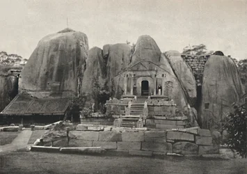 Das Issurumuniya - Felse - Vihara construit par le roi Devanampiya Tissa au 3e siècle av. J.-C.
