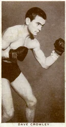 Dave Crowley, boxeur britannique, 1938