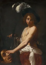 David avec la tête de Goliath