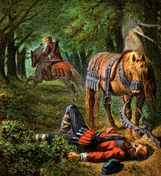 Mort de Guillaume II, 1100, vers 1850