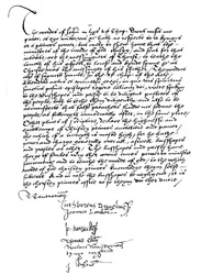 Déclaration des évêques en faveur des pouvoirs du roi Henri VIII, 16e siècle