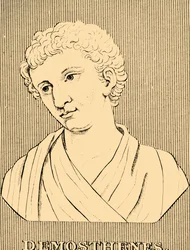 Démosthène, 384-322 av. J.-C., 1830