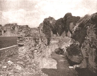 Château de Denbigh, Denbighshire, Pays de Galles, 1894