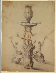 Conception pour un chandelier