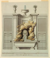 Design pour une fontaine murale