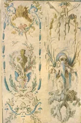 Projet de décoration murale, France, 1928