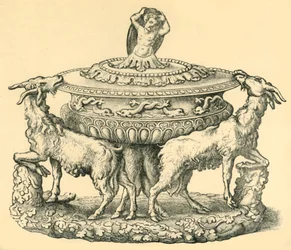 Conception pour une soupière ou un salière, milieu du 16e siècle, 1881
