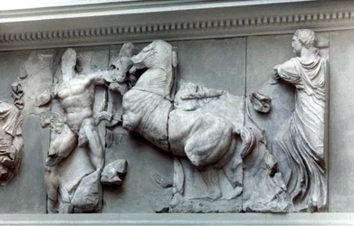 Détail de la grande frise de l
