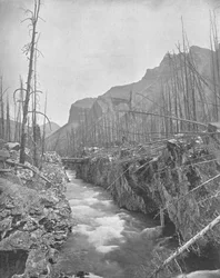 Devils Canyon, Banff, Territoires du Nord-Ouest, Canada
