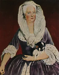 La mère de Frédéric le Grand 1687-1757. - Peinture de Pesne, 1934