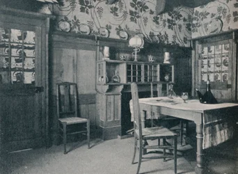 Salle à manger, vers 1902