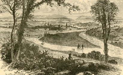 Vue lointaine de Perth, 1898