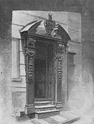 Porte, Painter Stainers Hall, 1890
