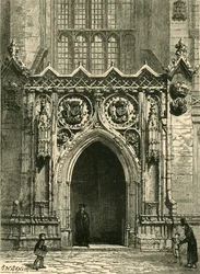 Porte de la chapelle du King