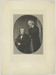 Double portrait des frères Grimm