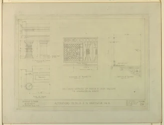 Dessin, Modifications à 14 15 16 Washington Square North, Croquis No. 24