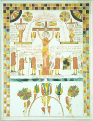 Dessin de la Crucifixion, 1800