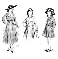 Robes pour jeunes filles, 1915