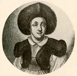 Fille hollandaise en bonnet de fourrure et veste bordée de fourrure, 1641, 1937