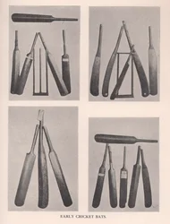 Premières battes de cricket, 1912