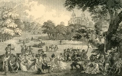 Lundi de Pâques dans le parc de Greenwich
