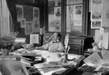 Edmond Rostand, poète et dramaturge français, 1908