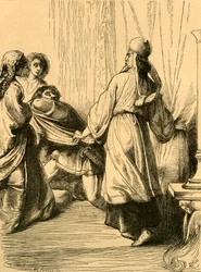Edwy traîné par Dunstan de la présence d