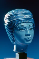 Buste égyptien, peut-être Toutankhamon, 18e dynastie