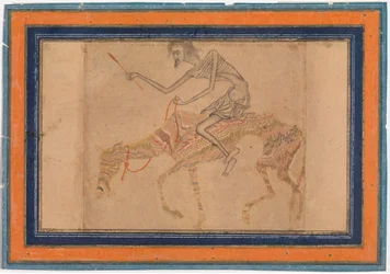 Cheval émacié et cavalier, vers 1625