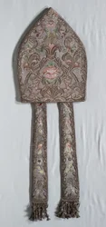 Mitre brodée, 1700s