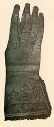 Gant brodé, 17e siècle, 1937