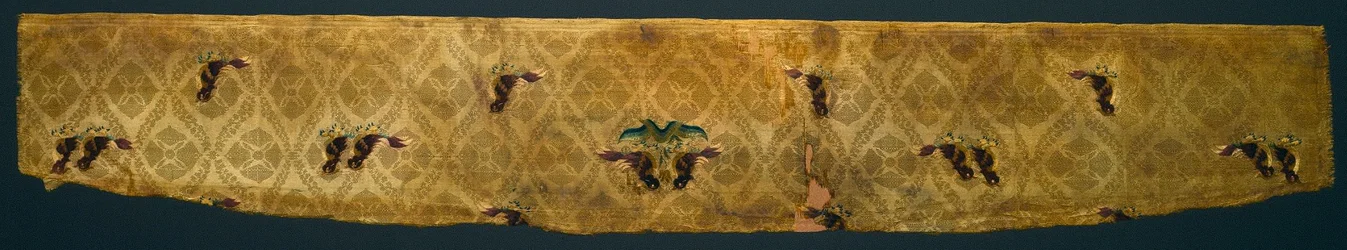 Broderie avec des oiseaux, 700s - 800s