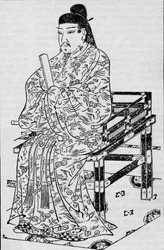 Empereur Kanmu, qui a établi la loi de succession japonaise, 1907