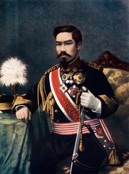 Empereur Meiji du Japon, fin du XIXe-début du XXe siècle