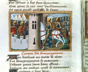 Entrée des Bourguignons à Paris, 14 mai 1418, vers 1484