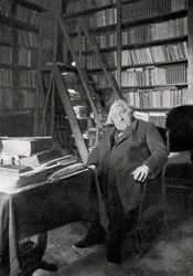 Ernest Renan, philosophe et écrivain français, 1890