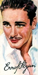 Errol Leslie Thomson Flynn, 1909-1959, acteur de cinéma australien, 20ème siècle