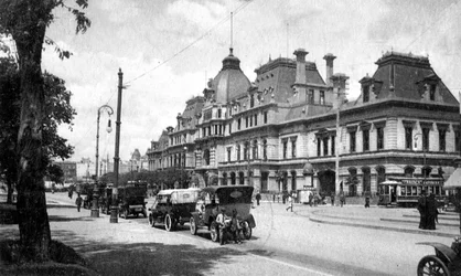 Estacion Constitucion, Buenos Aires, Argentine, années 1920