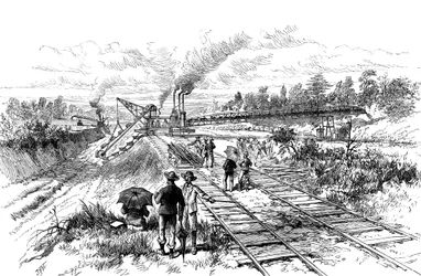 Excavation du Canal de Panama, 1888
