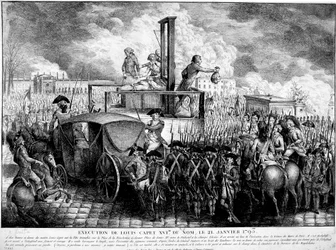 Exécution de Louis XVI, 1793