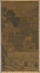 Expulsion des démons de la maison, dynastie Ming, XVIe siècle