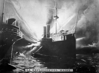 Explosion sur le SS Maine, 1898