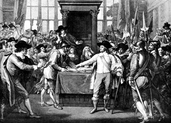 Expulsion des membres par Cromwell, 1653, 18ème siècle