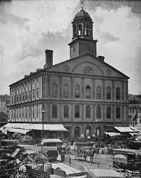Faneuil Hall, Boston, vers 1897